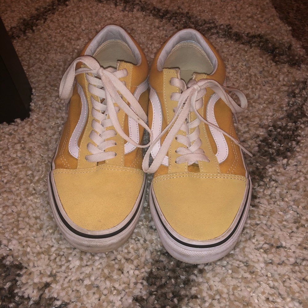 Yellow Old School Vans